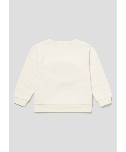 Design Tshirts Store graniph（デザイン　ティーシャツ　ストア　グラニフ）の「しろくまちゃん ポケット(こぐまちゃん)｜コラボキッズスウェット（スウェット・キッズ・オフホワイト・110/140/120/100/130）」の8枚目の写真