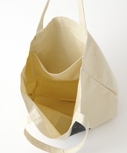 COLONY 2139（コロニートゥーワンスリーナイン）の「メッセージトートバッグ（NATURA)/マチ付きA4収納可能トート（トートバッグ・レディース・ホワイト/ブラック/ホワイト系その他/その他35・FREE）」の19枚目の写真