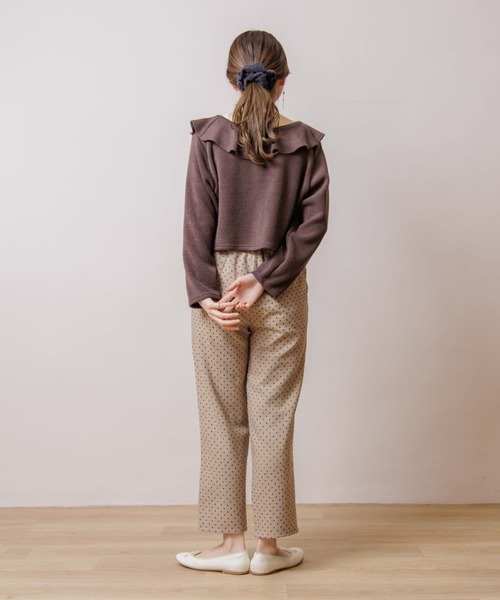 flower（フラワー）の「チャーミングテーパードパンツ（その他パンツ・レディース・ベージュ/グレー・FREE）」の14枚目の写真