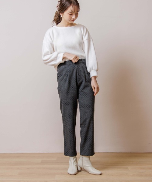 flower（フラワー）の「チャーミングテーパードパンツ（その他パンツ・レディース・ベージュ/グレー・FREE）」の18枚目の写真