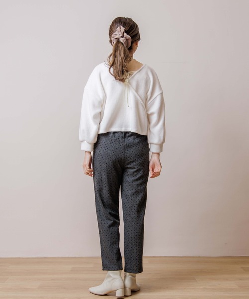 flower（フラワー）の「チャーミングテーパードパンツ（その他パンツ・レディース・ベージュ/グレー・FREE）」の7枚目の写真