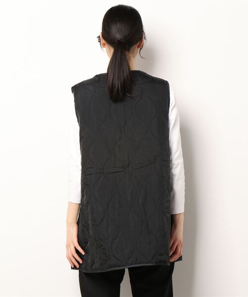 ACT（アクト）の「リップストップ ライナーキルティングベスト（ベスト・レディース・ブラック/カーキ/ベージュ・FREE）」の5枚目の写真