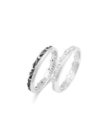 FREE STYLE（フリースタイル）の「FREE STYLE フリースタイル ハーフアラベスク シルバーリング（リング）」