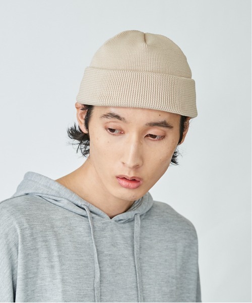 OVERRIDE(オーバーライド)の「OVERRIDE POLY LOW WATCH Ag+(ニットキャップ/ビーニー・メンズ・ブラック/グレー/グリーン/ブルー/ブラウン/ベージュ・57~59cm)」の4枚目の写真