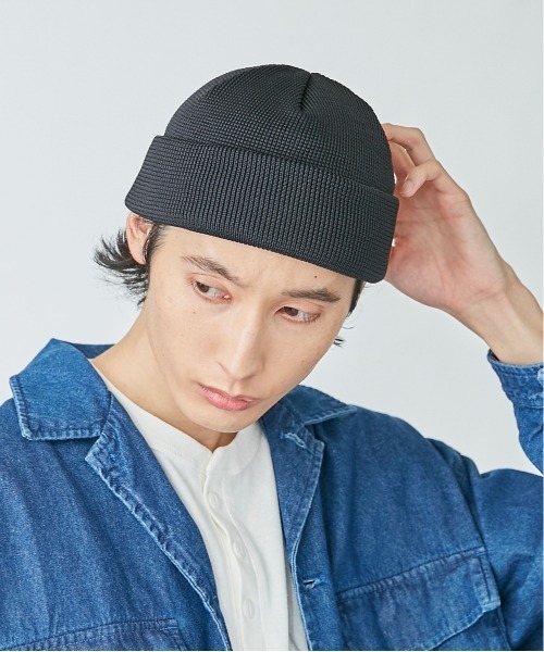 OVERRIDE(オーバーライド)の「OVERRIDE POLY LOW WATCH Ag+(ニットキャップ/ビーニー・メンズ・ブラック/グレー/グリーン/ブルー/ブラウン/ベージュ・57~59cm)」の1枚目の写真