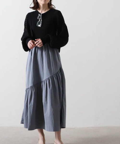 Cheek(チーク)の「クロシェボレロSETワンピース(ワンピース・レディース・オフホワイト/イエロー/ブラック・MEDIUM)」の22枚目の写真