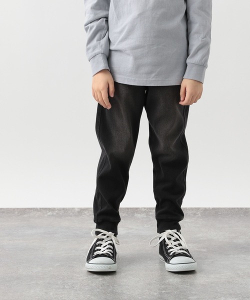 GLOBAL WORK(グローバルワーク)の「スゴラクカットデニムリブパンツ【キッズ】/257327(その他パンツ・キッズ・ブラック/ネイビー/ブルー・110cm/100cm/120cm/130cm/140cm/150cm/160cm)」の22枚目の写真