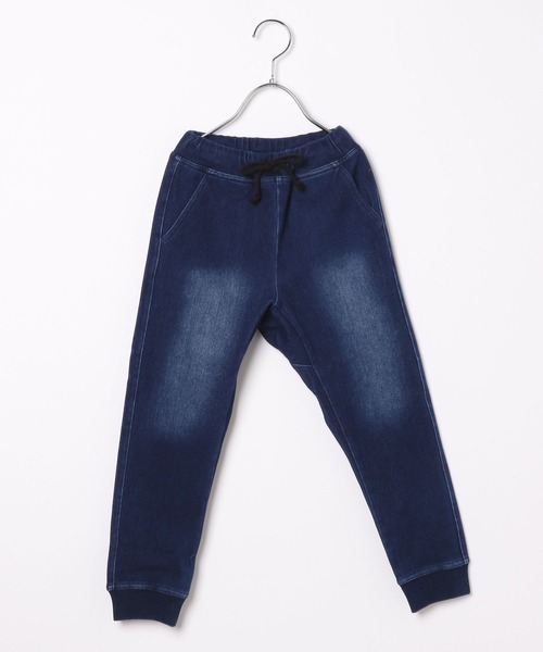 GLOBAL WORK(グローバルワーク)の「スゴラクカットデニムリブパンツ【キッズ】/257327(その他パンツ・キッズ・ブラック/ネイビー/ブルー・110cm/100cm/120cm/130cm/140cm/150cm/160cm)」の14枚目の写真