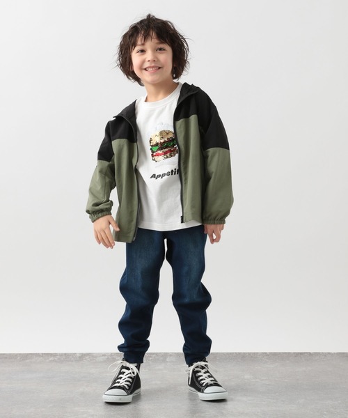 GLOBAL WORK(グローバルワーク)の「スゴラクカットデニムリブパンツ【キッズ】/257327(その他パンツ・キッズ・ブラック/ネイビー/ブルー・110cm/100cm/120cm/130cm/140cm/150cm/160cm)」の17枚目の写真