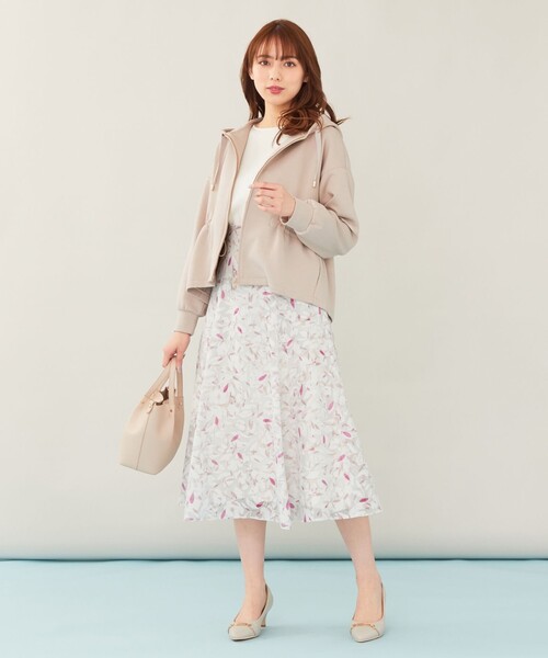 ANY SIS(エニィスィス)の「【any SiS×plantica】フラワープリント スカート(スカート・レディース・オレンジ系4/ピンク系4/グレー系4・2/3/1)」の9枚目の写真