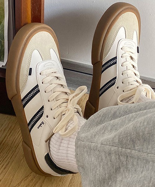 SVEC（シュベック）の「ガムソール ローカット ミリタリー ローテクスニーカー（スニーカー・レディース・ホワイト・36/43/37/41/44/39/38/40/42/35）」の10枚目の写真