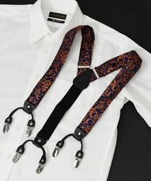 N. PEAL ネイビー ベージュ サスペンダー N. PEAL ネイビー ベージュ サスペンダー