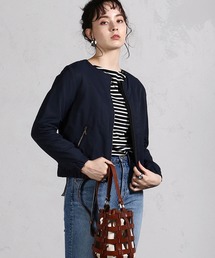 BEAMS LIGHTS Women's | BEAMS LIGHTS / リバーシブルZIPブルゾン(ブルゾン)