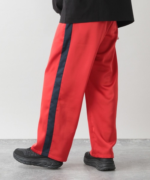 RAGEBLUE（レイジブルー）の「サテンラインイージーパンツ/268843（スラックス・メンズ・ネイビー/オリーブ/レッド系その他・MEDIUM/LARGE）」の3枚目の写真