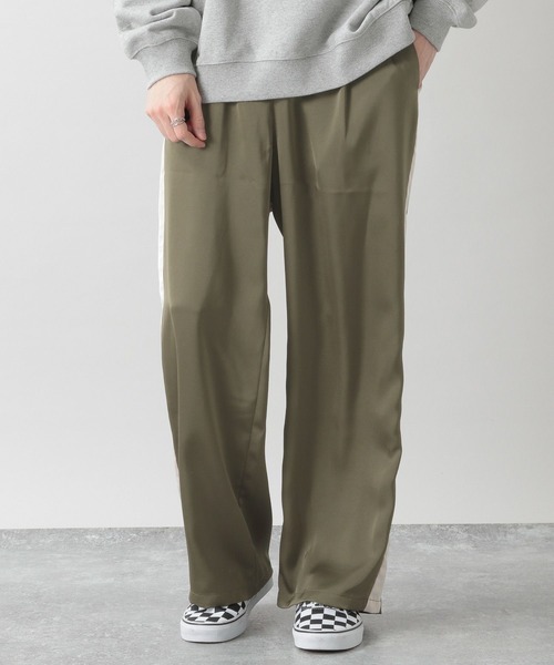 RAGEBLUE（レイジブルー）の「サテンラインイージーパンツ/268843（スラックス・メンズ・ネイビー/オリーブ/レッド系その他・MEDIUM/LARGE）」の7枚目の写真