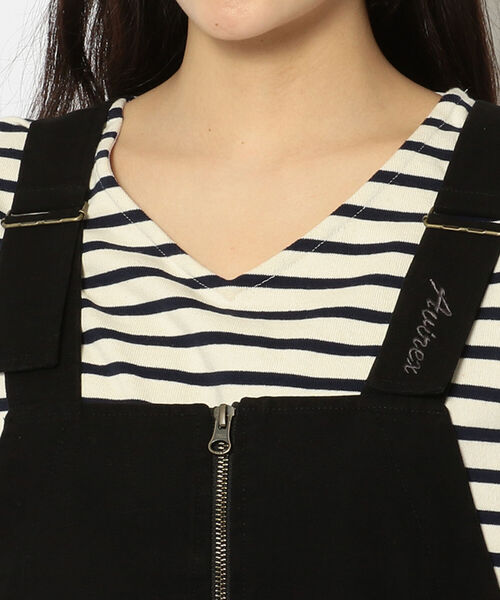 AVIREX（アヴィレックス）の「ZIP JUMPER SKIRT/ ジップジャンパースカート（ジャンパースカート・レディース・ブラック/カーキ・SMALL/MEDIUM）」の15枚目の写真