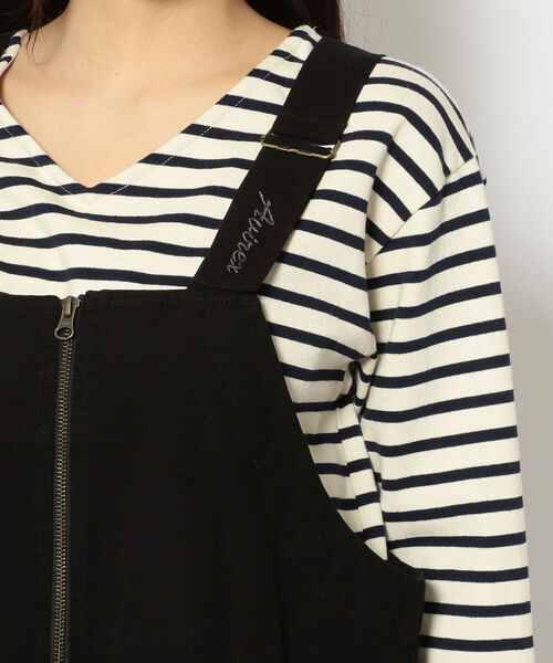 AVIREX（アヴィレックス）の「ZIP JUMPER SKIRT/ ジップジャンパースカート（ジャンパースカート・レディース・ブラック/カーキ・SMALL/MEDIUM）」の16枚目の写真