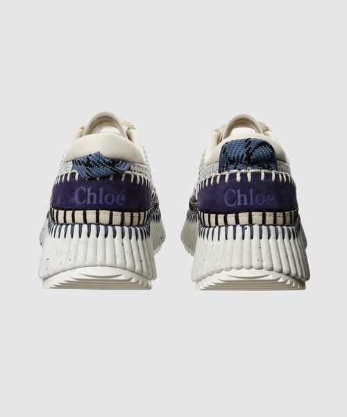 Chloe(クロエ)の「NAMA / スニーカー SUSTAINABLE Low TOP SNEAKER(スニーカー・レディース・ネイビー・36/37/38/35)」の4枚目の写真