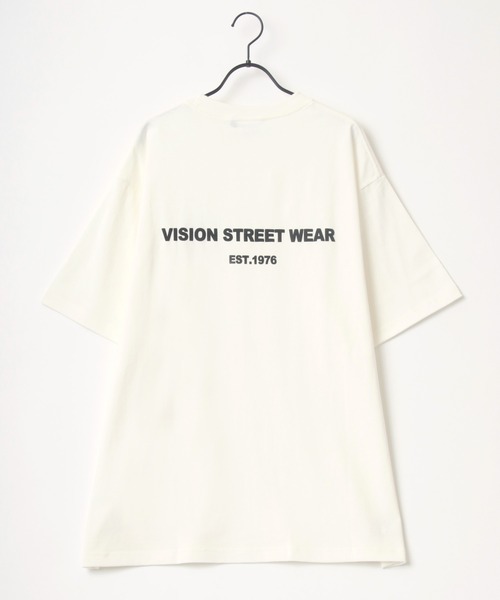 VISION STREET WEAR（ヴィジョンストリートウェア）の「VISION STREET WEAR/ヴィジョンストリートウェア ビッグシルエット グラフィック イラスト プリント ワンポイント刺繍 Tシャツ（Tシャツ/カットソー・メンズ・チャコールグレー/オフホワイト/ミント/マスタード/ホワイト系その他/グレー系その他/グリーン系その他/パープル系その他/ホワイト系その他2/グレー系その他2/グリーン系その他2/パープル系その他2・LL/M/L）」の19枚目の写真