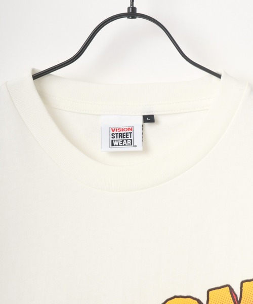 VISION STREET WEAR（ヴィジョンストリートウェア）の「VISION STREET WEAR/ヴィジョンストリートウェア ビッグシルエット グラフィック イラスト プリント ワンポイント刺繍 Tシャツ（Tシャツ/カットソー・メンズ・チャコールグレー/オフホワイト/ミント/マスタード/ホワイト系その他/グレー系その他/グリーン系その他/パープル系その他/ホワイト系その他2/グレー系その他2/グリーン系その他2/パープル系その他2・LL/M/L）」の21枚目の写真