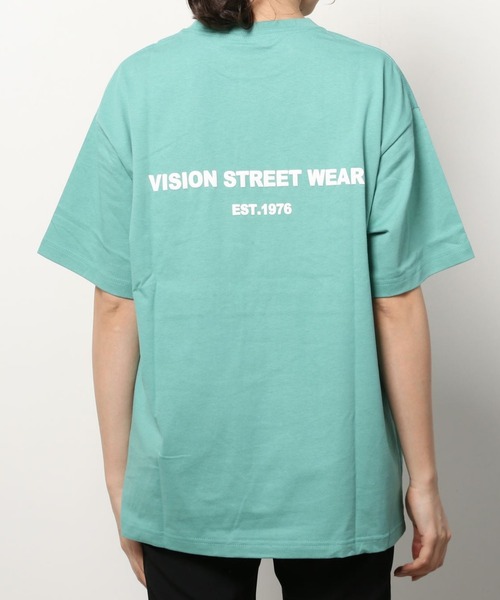 VISION STREET WEAR（ヴィジョンストリートウェア）の「VISION STREET WEAR/ヴィジョンストリートウェア ビッグシルエット グラフィック イラスト プリント ワンポイント刺繍 Tシャツ（Tシャツ/カットソー・メンズ・チャコールグレー/オフホワイト/ミント/マスタード/ホワイト系その他/グレー系その他/グリーン系その他/パープル系その他/ホワイト系その他2/グレー系その他2/グリーン系その他2/パープル系その他2・LL/M/L）」の18枚目の写真