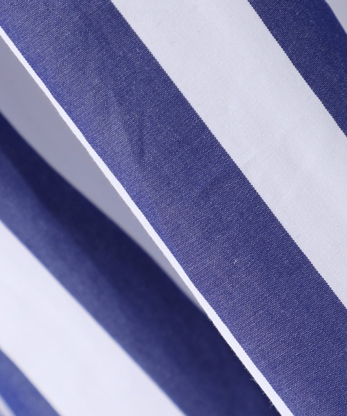 Maison de Beige(メゾンドベージュ)の「《Maison de Beige》ストライプドロストスカート(スカート・レディース・ネイビー/ブルー・9号)」の9枚目の写真