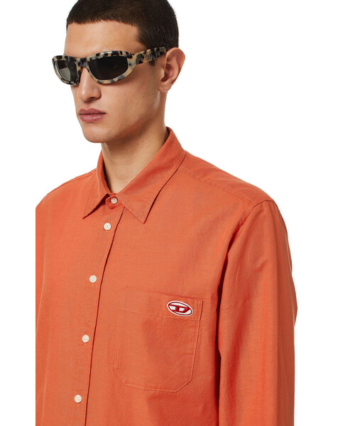 DIESEL(ディーゼル)の「メンズ シャツ リネンミックス(シャツ/ブラウス・メンズ・ホワイト系その他/ブラック/オレンジ・MEDIUM/SMALL/LARGE/X-SMALL/XX-LARGE/X-LARGE)」の19枚目の写真