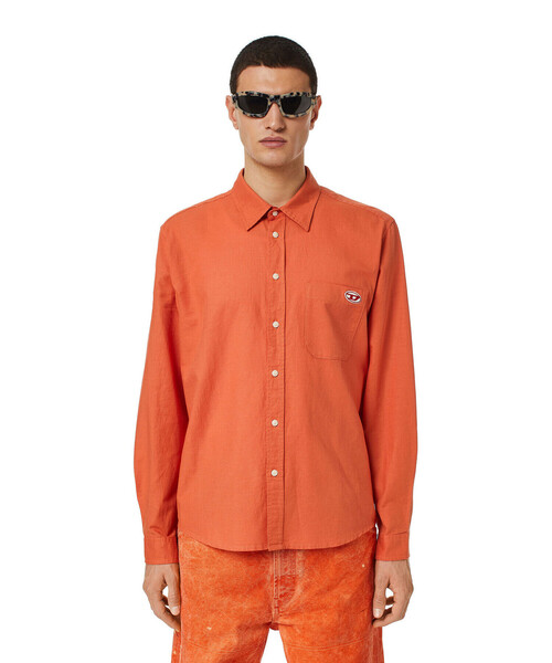 DIESEL(ディーゼル)の「メンズ シャツ リネンミックス(シャツ/ブラウス・メンズ・ホワイト系その他/ブラック/オレンジ・MEDIUM/SMALL/LARGE/X-SMALL/XX-LARGE/X-LARGE)」の22枚目の写真