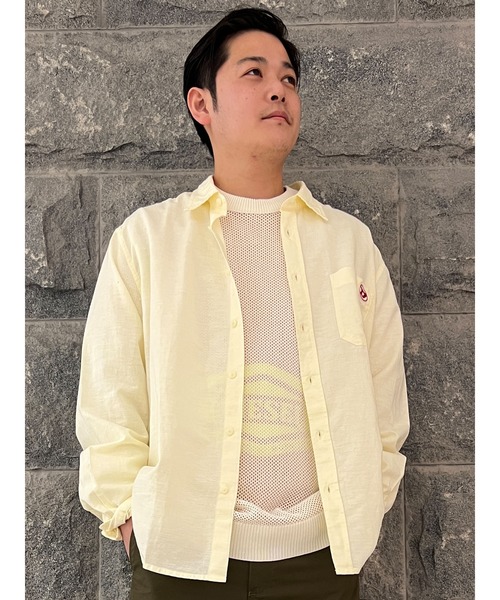 DIESEL(ディーゼル)の「メンズ シャツ リネンミックス(シャツ/ブラウス・メンズ・ホワイト系その他/ブラック/オレンジ・MEDIUM/SMALL/LARGE/X-SMALL/XX-LARGE/X-LARGE)」の1枚目の写真