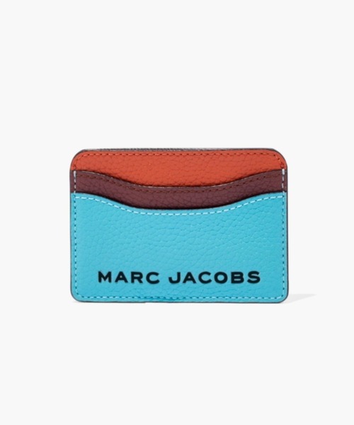 MARC JACOBS（マークジェイコブス）の「THE BOLD COLORBLOCKED NEW CARD CASE/ザ ボールド カラーブロック ニュー カード ケース（カードケース・レディース・オリーブ系/ブルー系/イエロー系・ONE SIZE）」の2枚目の写真
