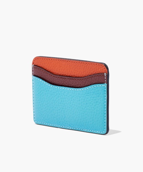 MARC JACOBS（マークジェイコブス）の「THE BOLD COLORBLOCKED NEW CARD CASE/ザ ボールド カラーブロック ニュー カード ケース（カードケース・レディース・オリーブ系/ブルー系/イエロー系・ONE SIZE）」の6枚目の写真