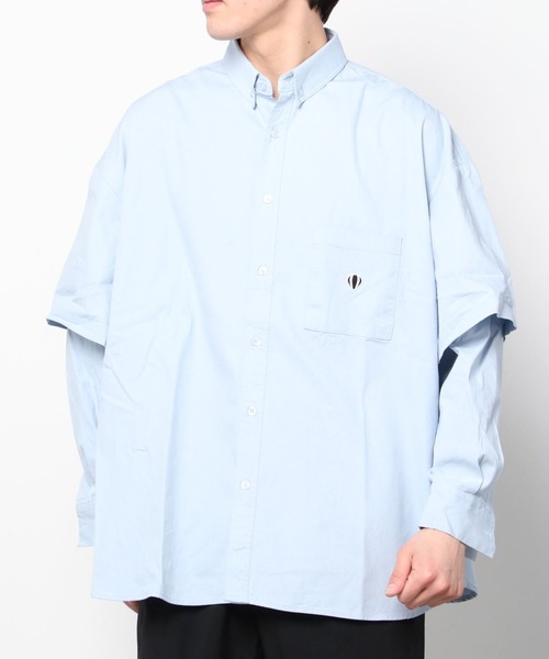ANGLAN（アングラン）の「ANGLAN-Wide Layered Oxford Shirt