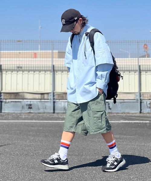 白シャツ・パンツセット、黒アンダーウェア Oサイズ ワンフォークロージング 1111clothing ワンフォークロージング