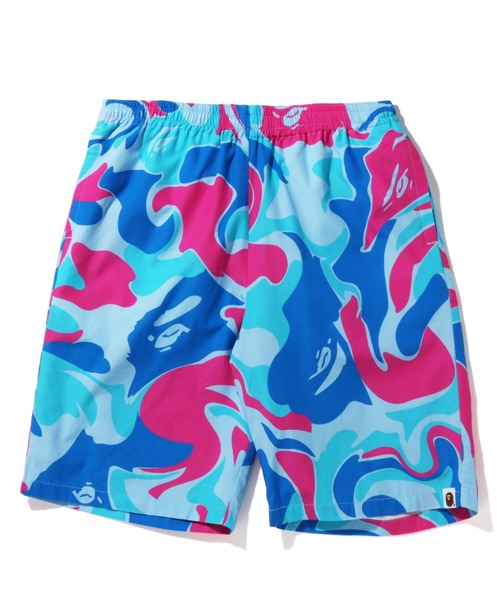 A BATHING APE(アベイシングエイプ)の「MARBLE CAMO SHORTS M(その他パンツ・メンズ・ブルー・SMALL/MEDIUM/LARGE/XX-LARGE/X-LARGE)」の1枚目の写真