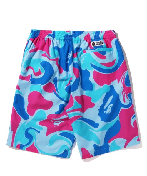 A BATHING APE(アベイシングエイプ)の「MARBLE CAMO SHORTS M(その他パンツ・メンズ・ブルー・SMALL/MEDIUM/LARGE/XX-LARGE/X-LARGE)」の2枚目の写真