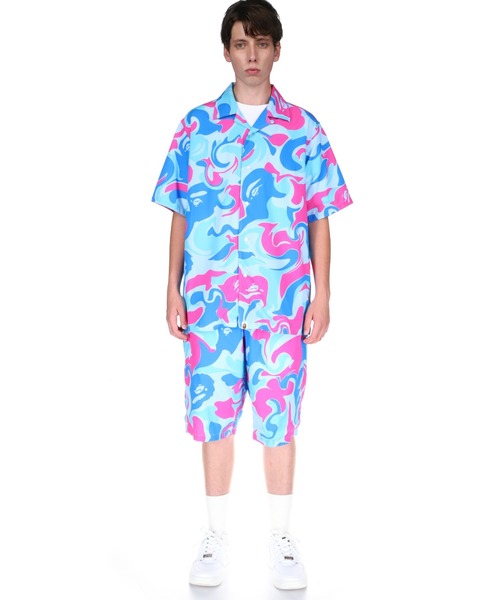 A BATHING APE(アベイシングエイプ)の「MARBLE CAMO SHORTS M(その他パンツ・メンズ・ブルー・SMALL/MEDIUM/LARGE/XX-LARGE/X-LARGE)」の9枚目の写真