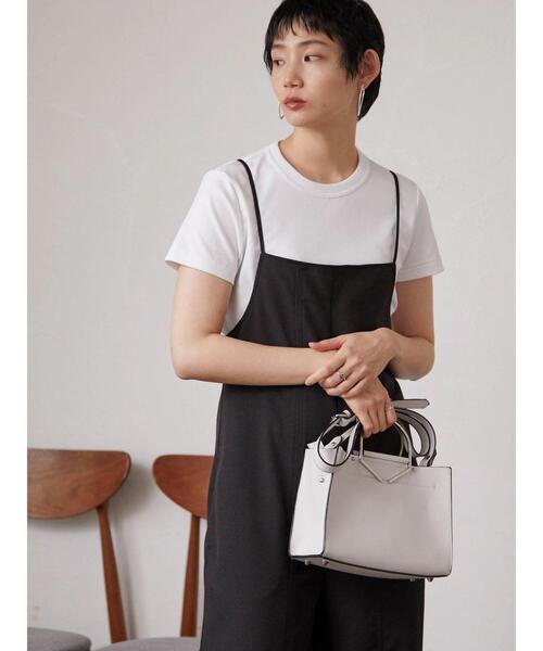 Green Parks(グリーンパークス)の「armonia.ハリ感コンビネゾン(つなぎ/オールインワン・レディース・ブラック/ベージュ・FREE)」の22枚目の写真