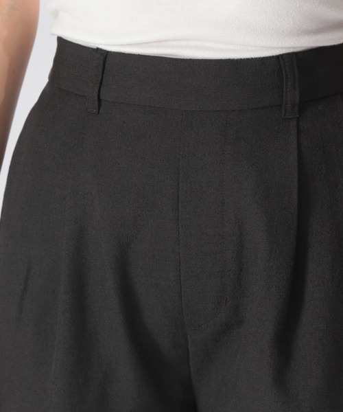 niko and...（ニコアンド）の「サラサラリネン風ワイドパンツ（その他パンツ・レディース・ブラック/ベージュ/グリーン/オフホワイト・MEDIUM/LARGE）」の11枚目の写真