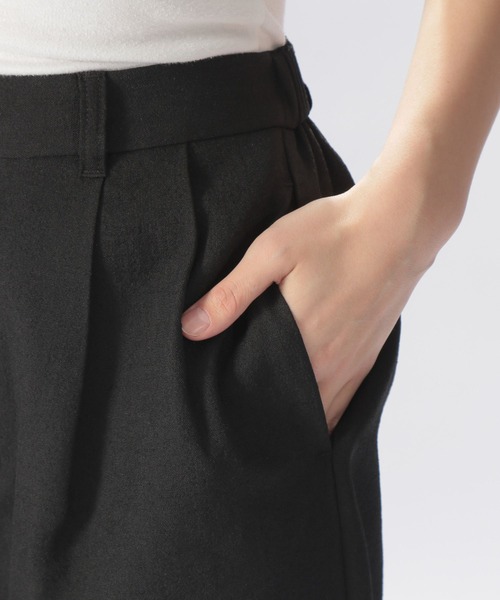 niko and...（ニコアンド）の「サラサラリネン風ワイドパンツ（その他パンツ・レディース・ブラック/ベージュ/グリーン/オフホワイト・MEDIUM/LARGE）」の13枚目の写真