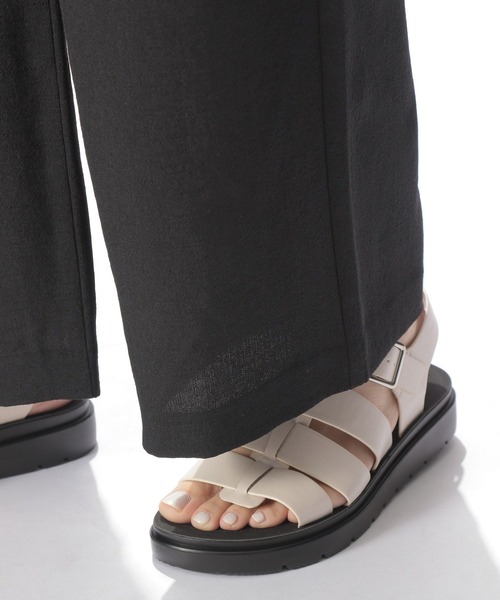 niko and...（ニコアンド）の「サラサラリネン風ワイドパンツ（その他パンツ・レディース・ブラック/ベージュ/グリーン/オフホワイト・MEDIUM/LARGE）」の14枚目の写真