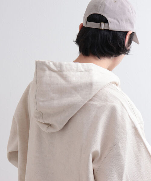 GLOSTER（グロスター）の「【GLOSTER/グロスター】メキシカンパーカ（パーカー・メンズ・グレー/インディゴブルー/キナリ・MEDIUM/LARGE）」の5枚目の写真