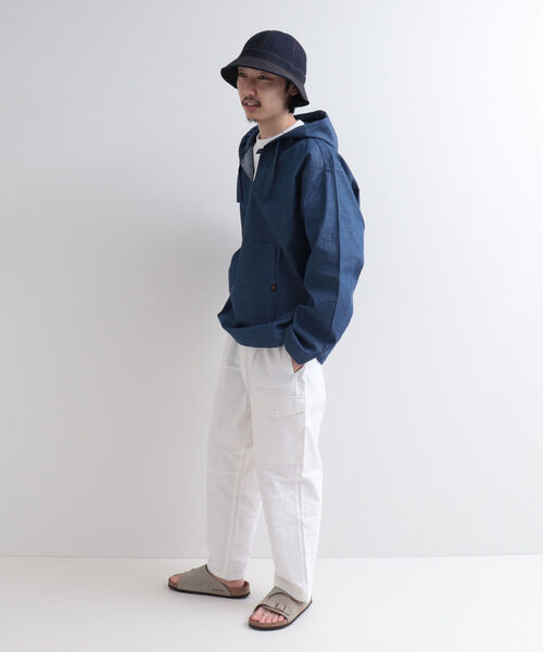 GLOSTER（グロスター）の「【GLOSTER/グロスター】メキシカンパーカ（パーカー・メンズ・グレー/インディゴブルー/キナリ・MEDIUM/LARGE）」の16枚目の写真