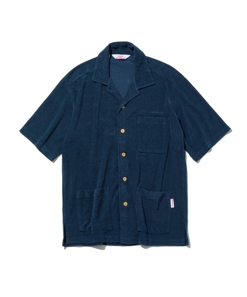 Battenwear(バテンウエア)の「【Battenwear/バテンウェア】タオル生地シャツ/LOUNGE SHIRT(シャツ/ブラウス・メンズ・グレー/ベージュ/オリーブ/ネイビー・SMALL/LARGE/MEDIUM)」の4枚目の写真