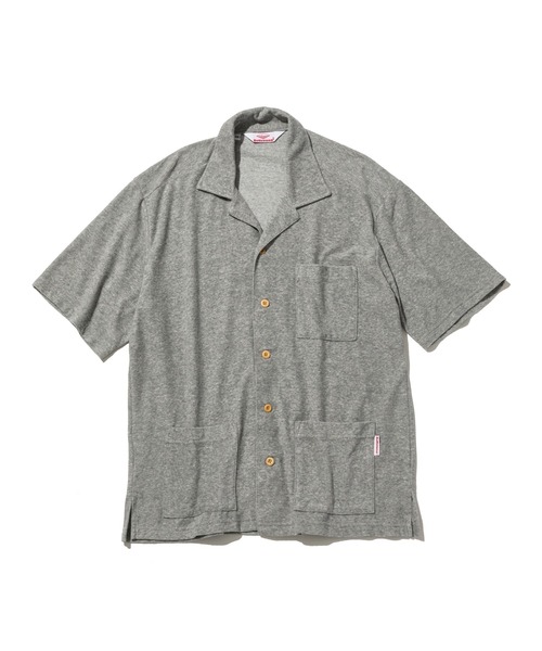 Battenwear(バテンウエア)の「【Battenwear/バテンウェア】タオル生地シャツ/LOUNGE SHIRT(シャツ/ブラウス・メンズ・グレー/ベージュ/オリーブ/ネイビー・SMALL/LARGE/MEDIUM)」の2枚目の写真
