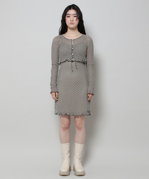 MAGPIEROBIN（マグパイロビン）の「MAGPIE ROBIN／CLOVER カーディガン　2278941（カーディガン/ボレロ・レディース・ベージュ・FREE）」の3枚目の写真