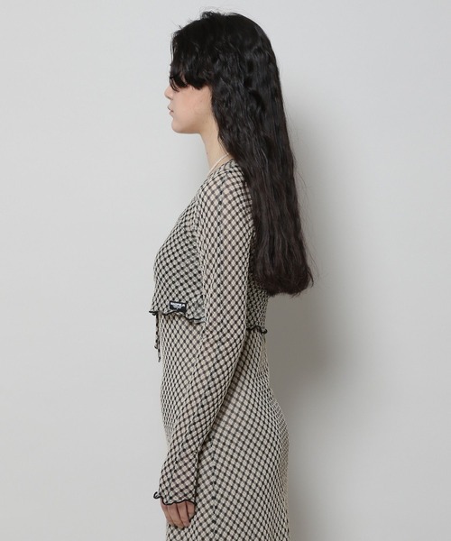 MAGPIEROBIN（マグパイロビン）の「MAGPIE ROBIN／CLOVER カーディガン　2278941（カーディガン/ボレロ・レディース・ベージュ・FREE）」の5枚目の写真