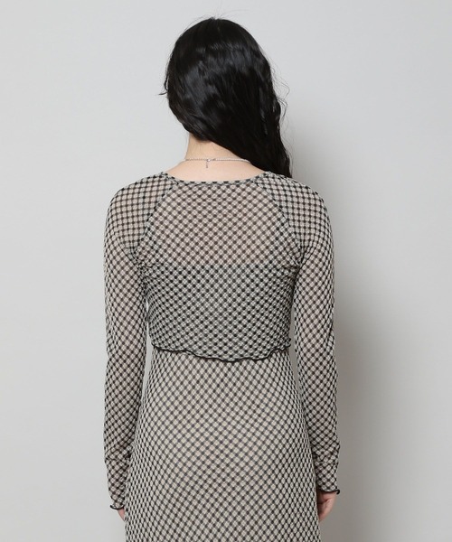 MAGPIEROBIN（マグパイロビン）の「MAGPIE ROBIN／CLOVER カーディガン　2278941（カーディガン/ボレロ・レディース・ベージュ・FREE）」の6枚目の写真