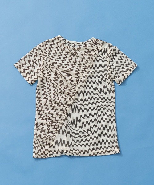 MSプリントシャツ【MAISON SPECIAL/メゾンスペシャル】 MAISON SPECIAL（メゾンスペシャル）の「Drawing Print Shirt