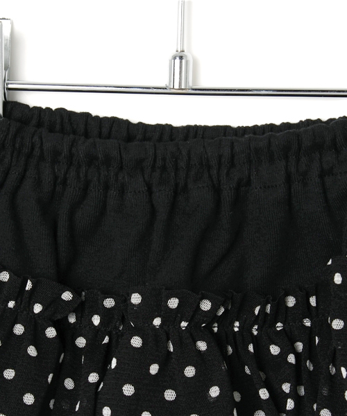 CHUBBYGANG（チャビーギャング）の「BABY ドットチュール ブルマスカート（スカート・キッズ・ブラック/ブルー/ピンク・FREE）」の5枚目の写真