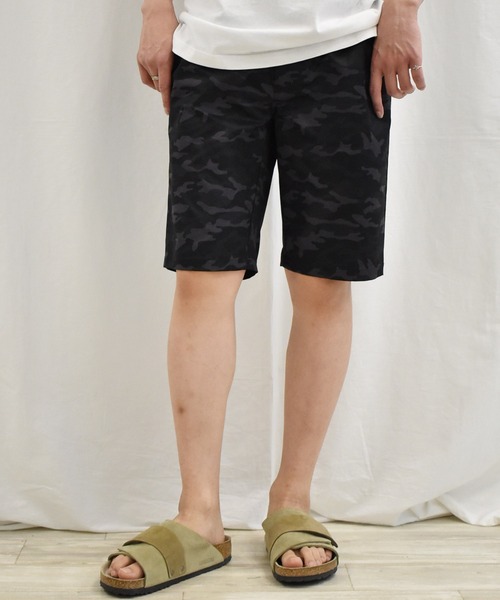 SPENDY'S Store(スペンディーズストア)の「接触冷感ウエストイージーハーフパンツ(その他パンツ・メンズ・ベージュ/ネイビー/カーキ/カモフラージュ・LL/M/L)」の21枚目の写真